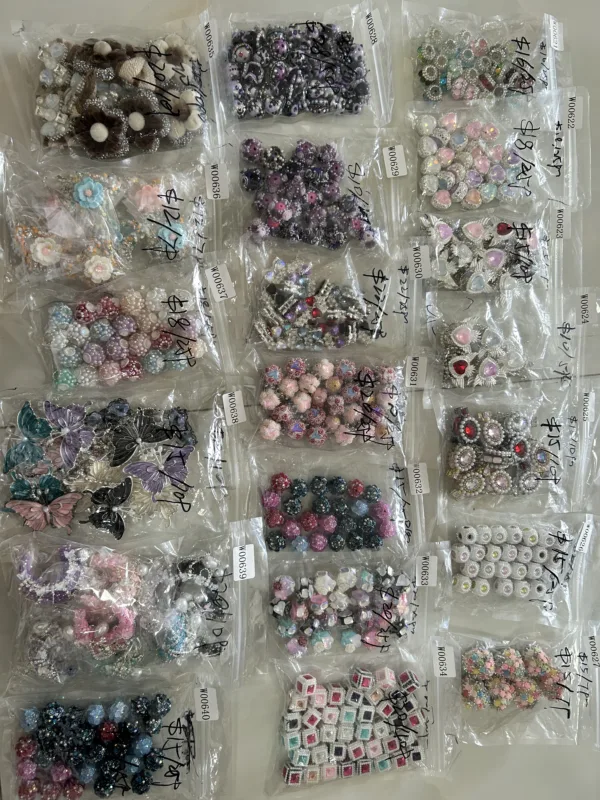 W00621-W00640 fancy beads w00601 to w00700